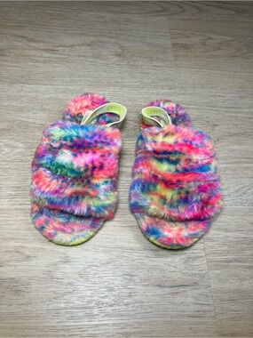 UGG Fluff Yeah Pixelate multicolor slippers size 12C